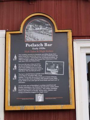 Ketchikan, Alaska - Potlatch Bar