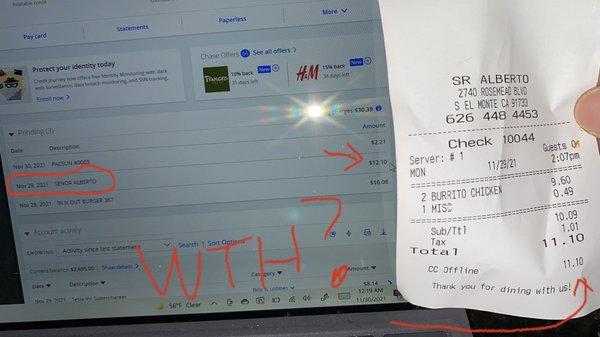 ***Caution*** they will steal a dollar from every person. If you don't check your bank account, they'll pull a quick one on you.