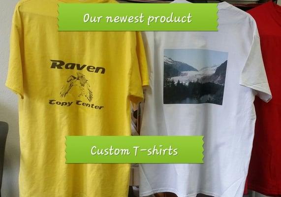 Custom printed shirts within 24 hrs. starting at $20  Get a volume discount when you order more!!