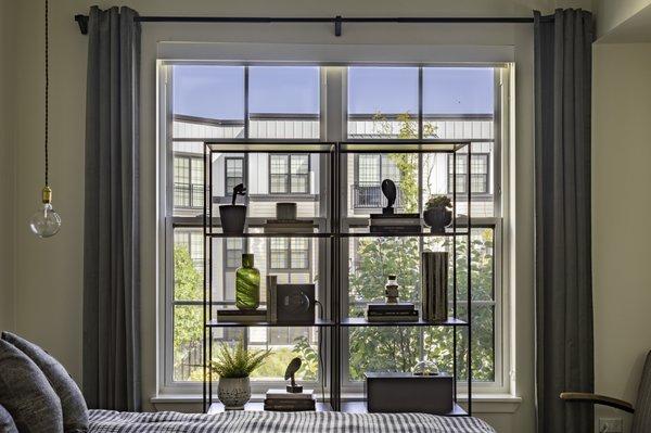 Invite the outdoors in - featuring Newtec Single Hung windows here.