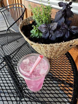 Lotus energy lemonade (w/dragonfruit, peach & strawberry)