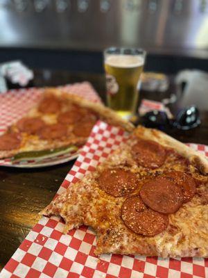 Pepperoni Pizza Slice. Huuuge!