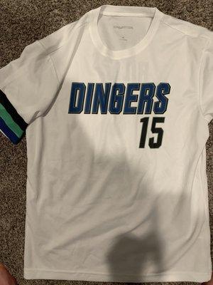 Custom softball jersey for slow pitch team