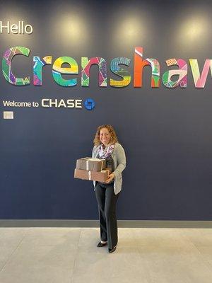 Chase partners showed appreciation to their employees for Employee Appreciation Week.