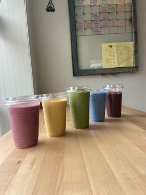 smoothie rainbow