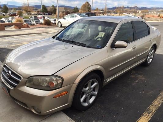 My 2002 Nissan Maxima in all it's glory! LOL!!