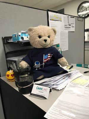 Tristan wondered if all of the info about other customers he saw on the desk was a HIPAA violation.