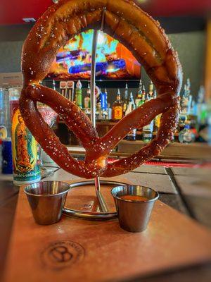 GIANT Bavarian Pretzel - delicious