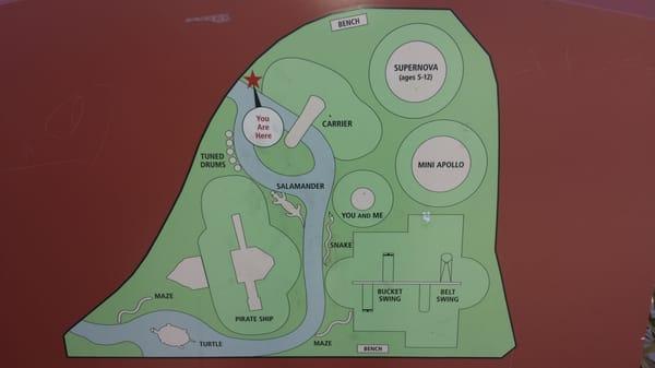 Map of the playground