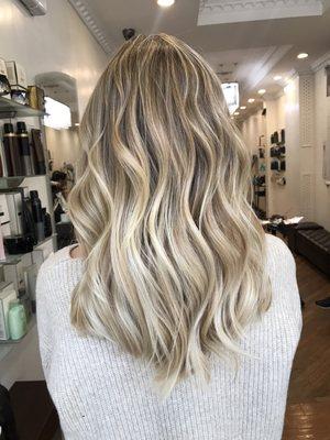 Light Blonde Balayage.