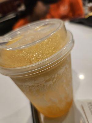 Specialty drink, mango passionfruit