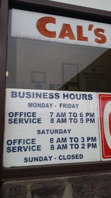 Business hours