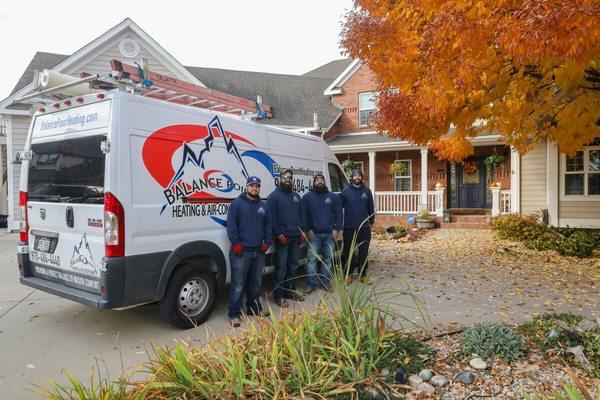 Balance Point Heating, Cooling & Plumbing Van