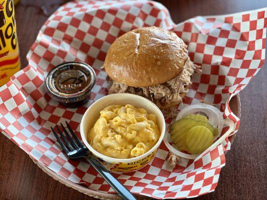 Pulled Pork Combo at Dickey's Barbecue Pit in St. George, Utah in the Walmart Supercenter right off the 15.