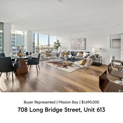 2-Bed/2-Bath with exclusive patio overlooking downtown SF!