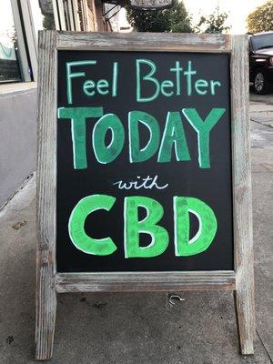 Feel better with CBD wellness products!