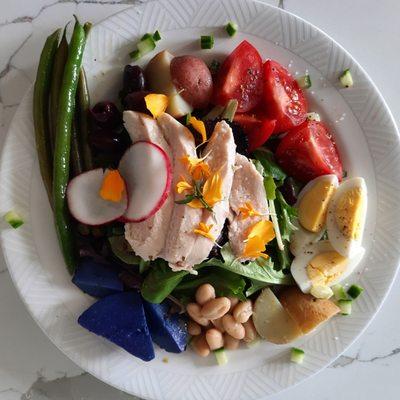 Chicken Nicoise Salad w/ French Tarragon Vinaigrette