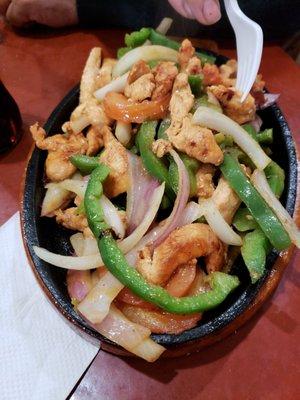 Chicken fajitas