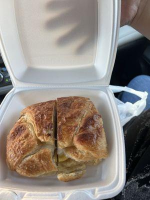 #2 Sausage, Egg and Cheese on Croissant