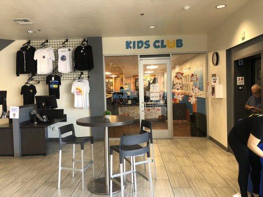 Kids club and merch