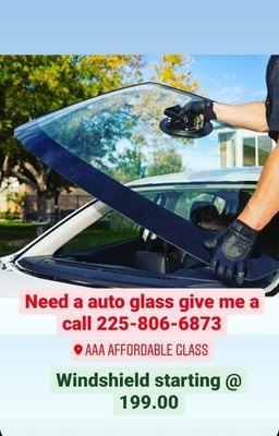 Call us for your glass or detailing needs!!