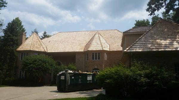 Cedar Roof After