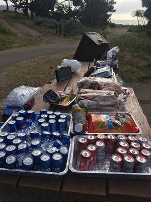 Vantaggio Suites Event- BBQ at Baker Beach