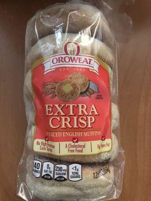 Oroweat Extra Crisp English Muffins