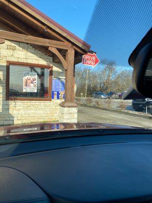 They have a drive thru