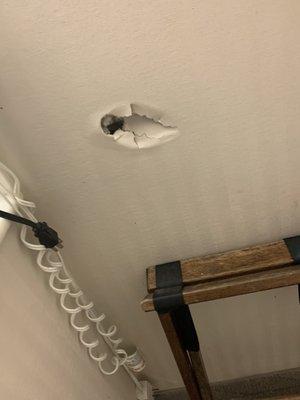 Hole in wall