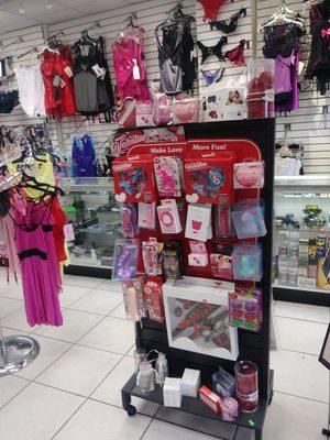 Ready for Valentine's Day.. Beautiful lingerie at affordable prices. Fun toys and games for the both of you to enjoy!!