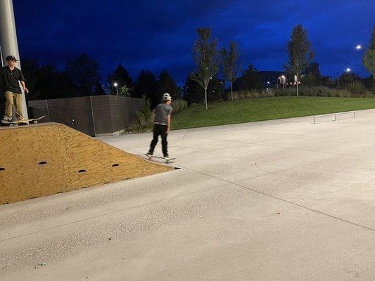 Little Skate park too