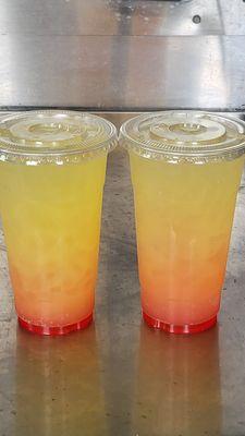 Strawberry pineapple mango lemonade