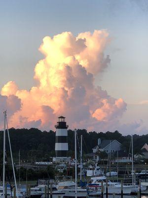 Lightkeepers Point Lighthouse. The lighthouse is the Little River Icon and treasure that Little River living offers residents.