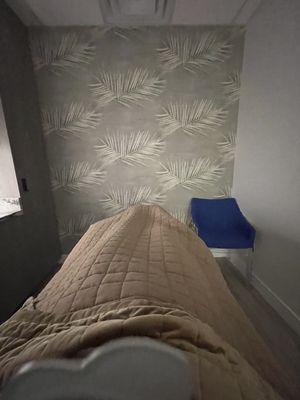 room with massage table