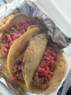 Conchita de pibil tacos