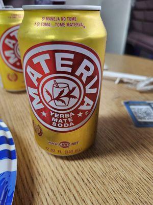 Materva, a soda of mate herb