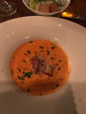 Velvety tomato bisque