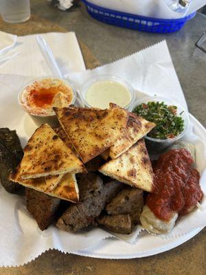 Mediterranean Platter with gyro