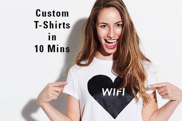 Custom T-Shirts in 10 Minutes