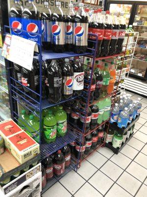 Assorted large soda