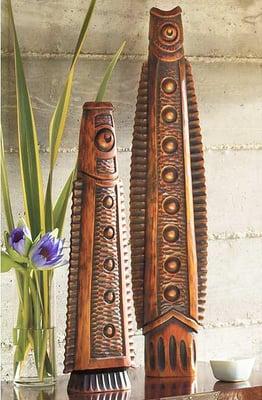 Woodcarving Vases