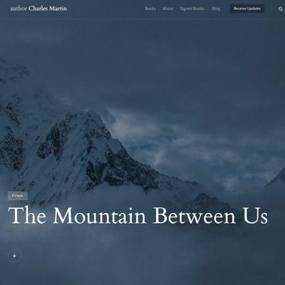 Website for NY Times Best Selling Author Charles Martin