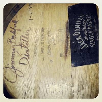 Signed by the distiller himself!