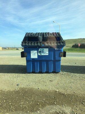 Self service recycling bins for specific items like paper, plastic, glass...etc.