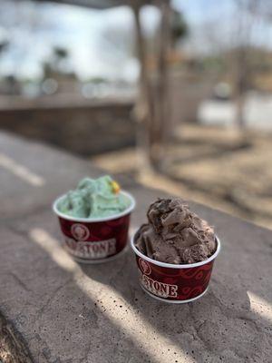 Lucky charms & chocolate ice cream