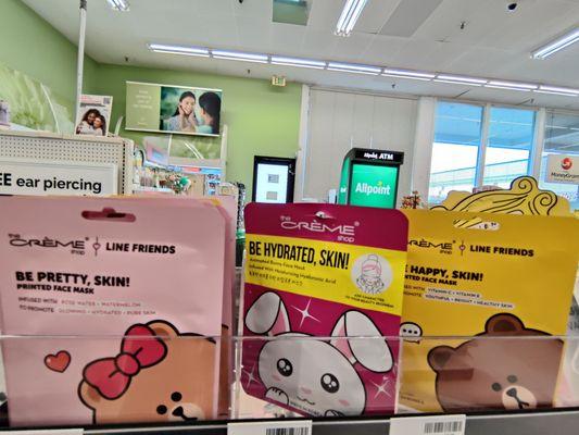 Cute face masks: Choco, bunny, and Brown