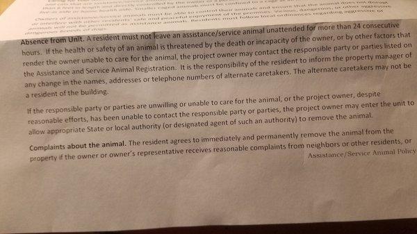 Remember many of their renter are on psych drugs & can't defend thmselves. ASSIST. ANIMALS MUST GO TO OWNER, WHEREEVER -NOT THE DOG POUND