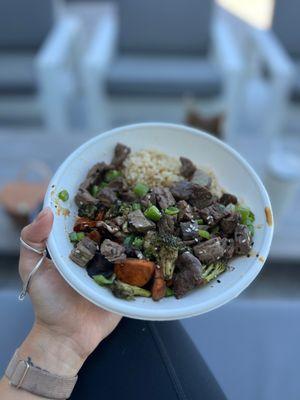 Sweet Soy Sesame Steak Bowl