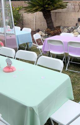 Pastel Tablecloths